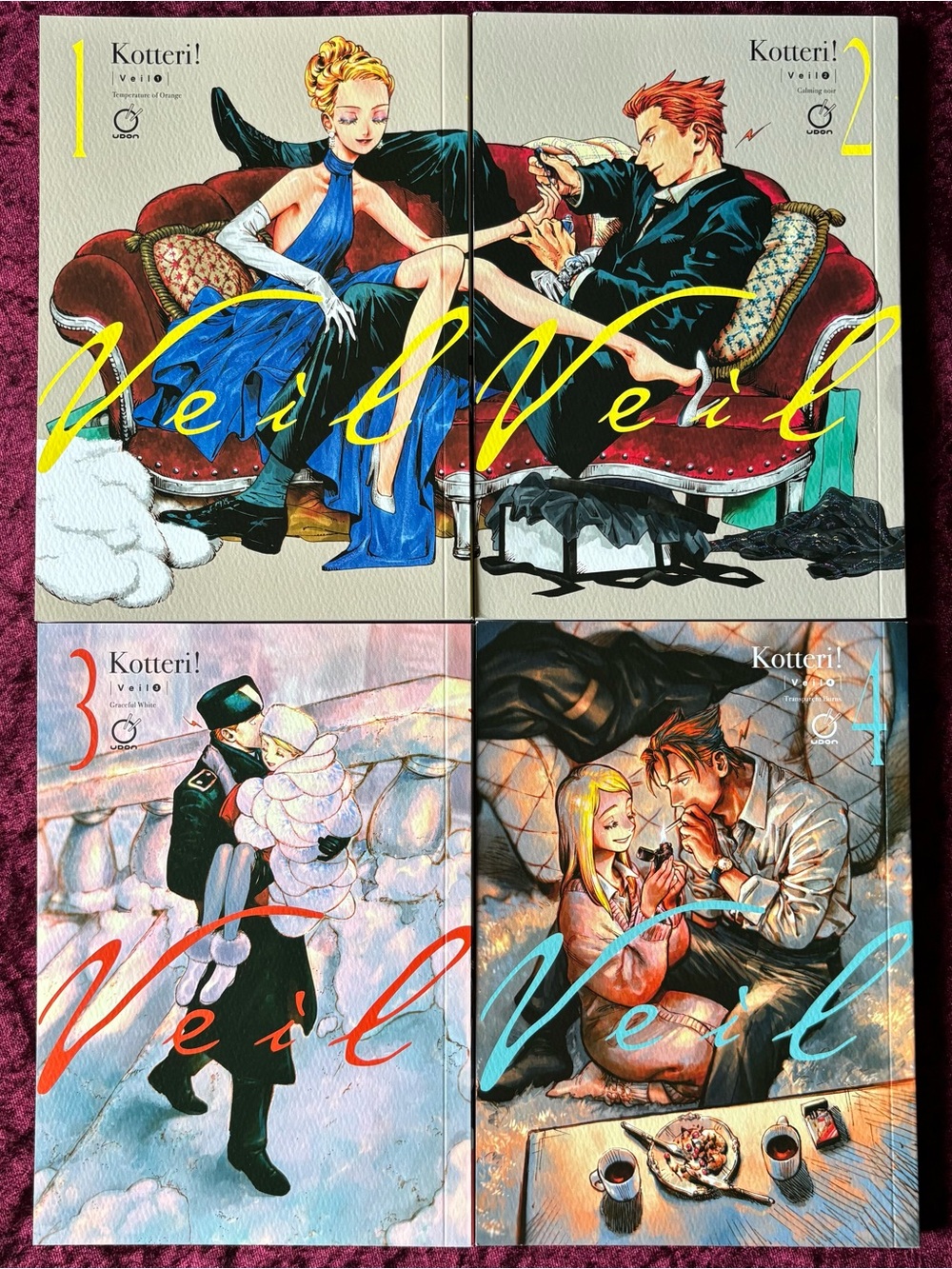 Veil by Kotteri manga set volumes 1-4